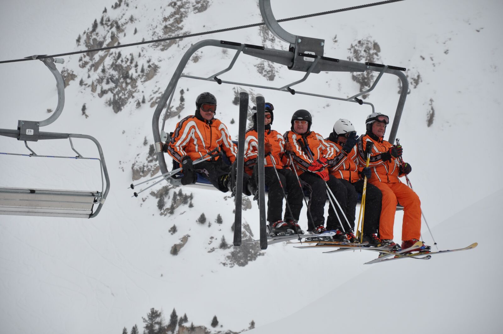 Nikon D90 sample photo. Skiing, snow, alps photography