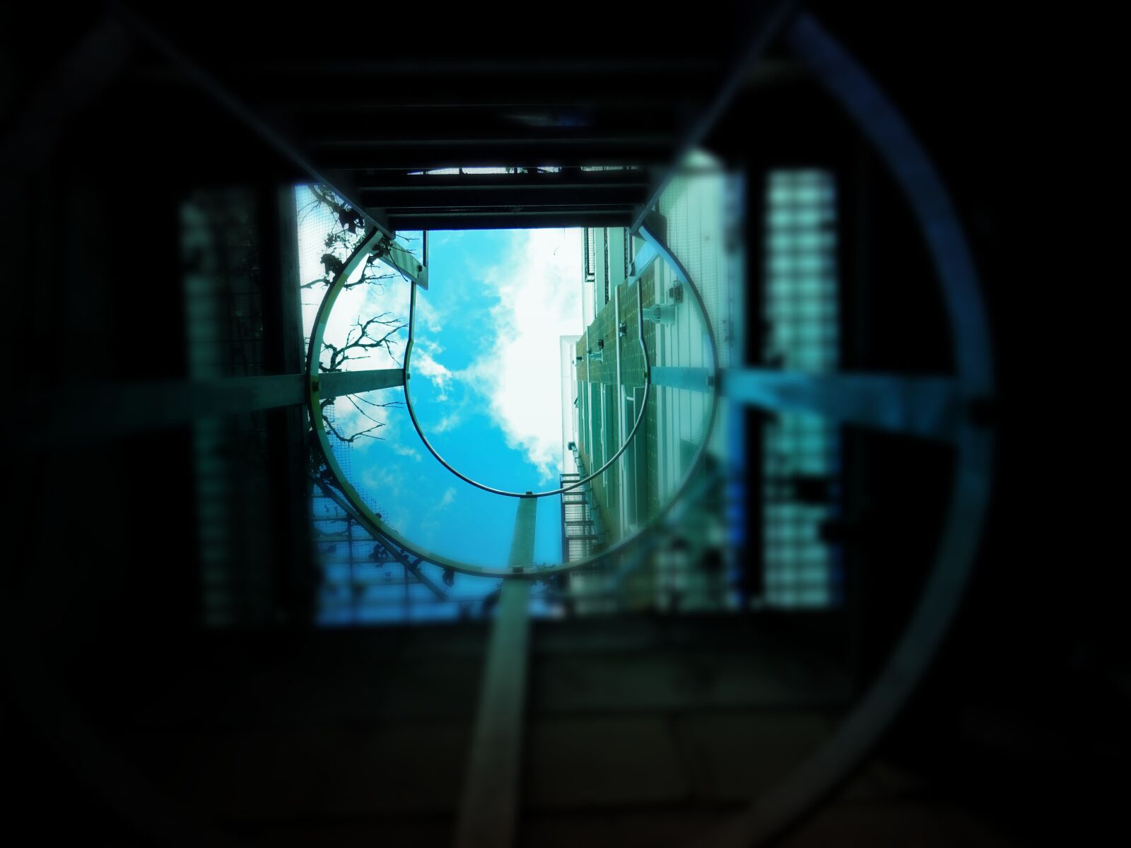 Sony DSC-HX60 sample photo. Abstract, architecture, building, clouds photography