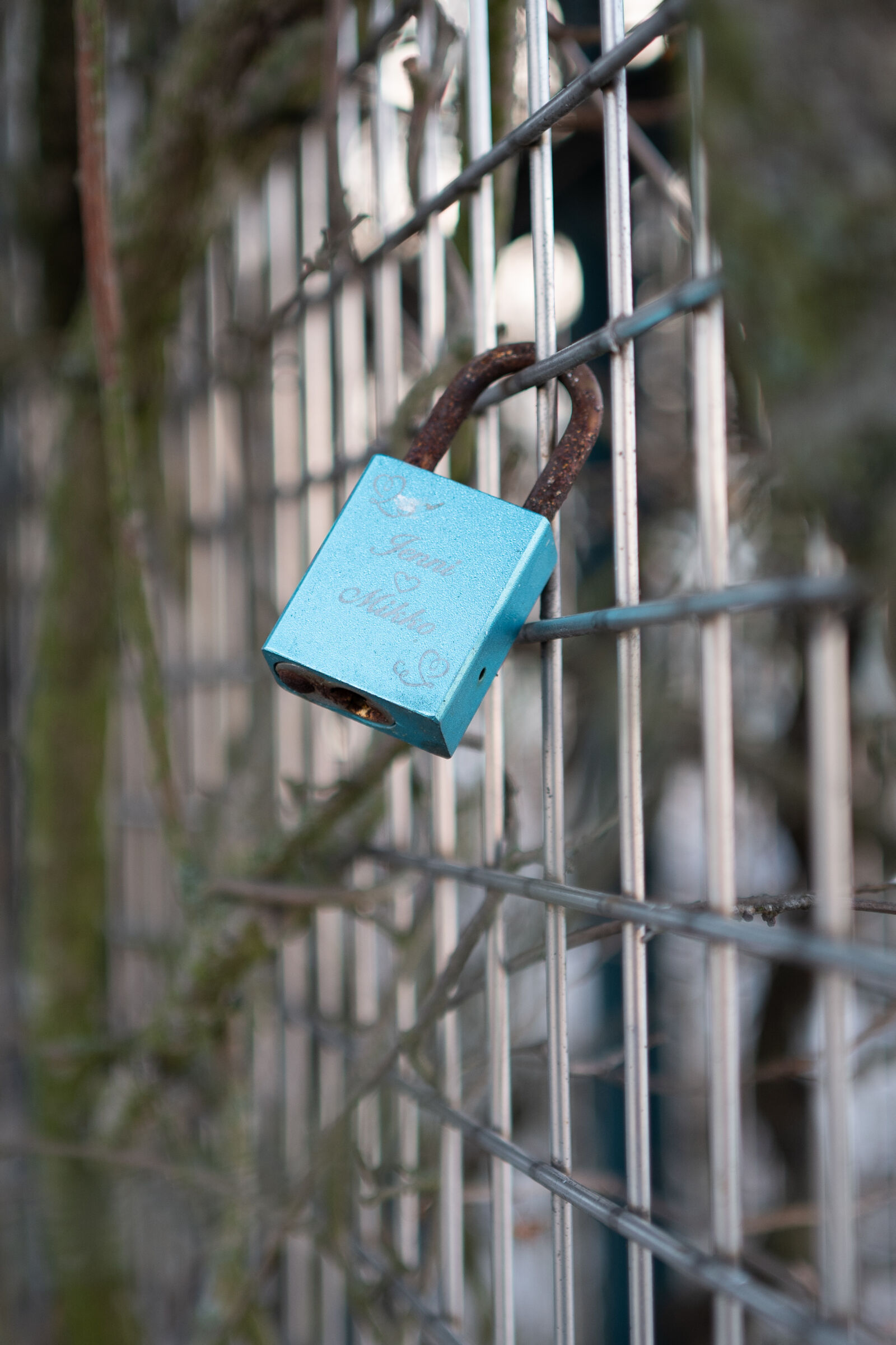 SUMMILUX 1:1.7/28 ASPH. sample photo. Padlock fence photography