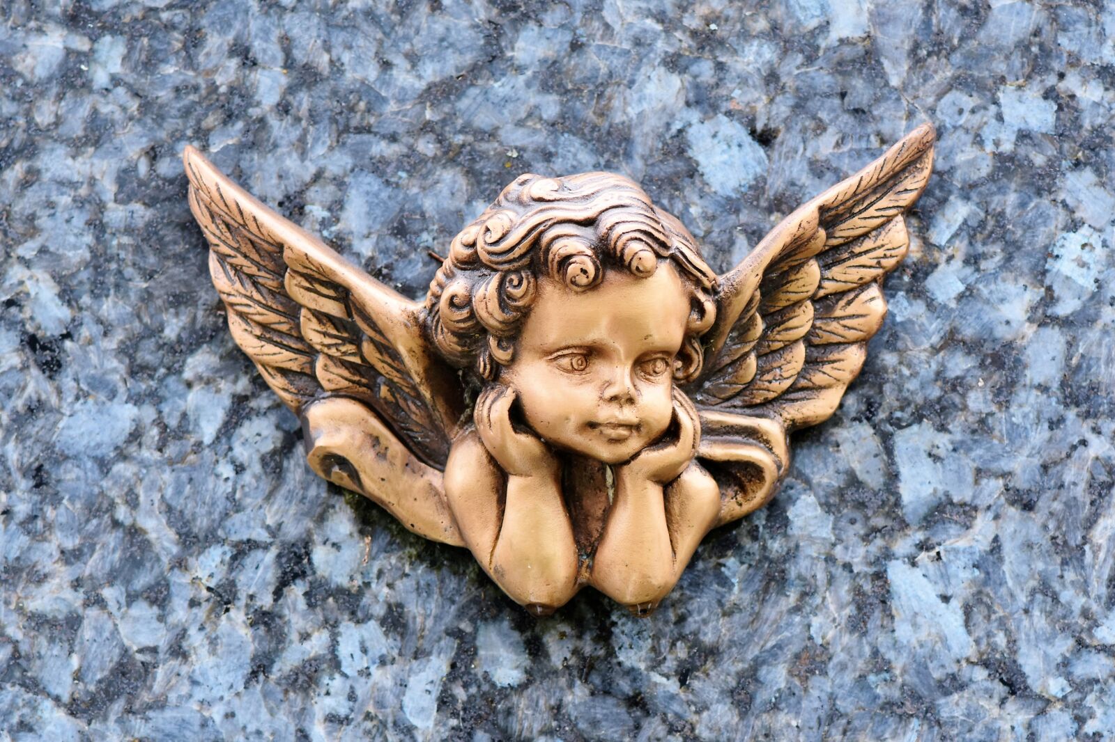 Nikon D7200 sample photo. Angel, angel figure, tomb photography