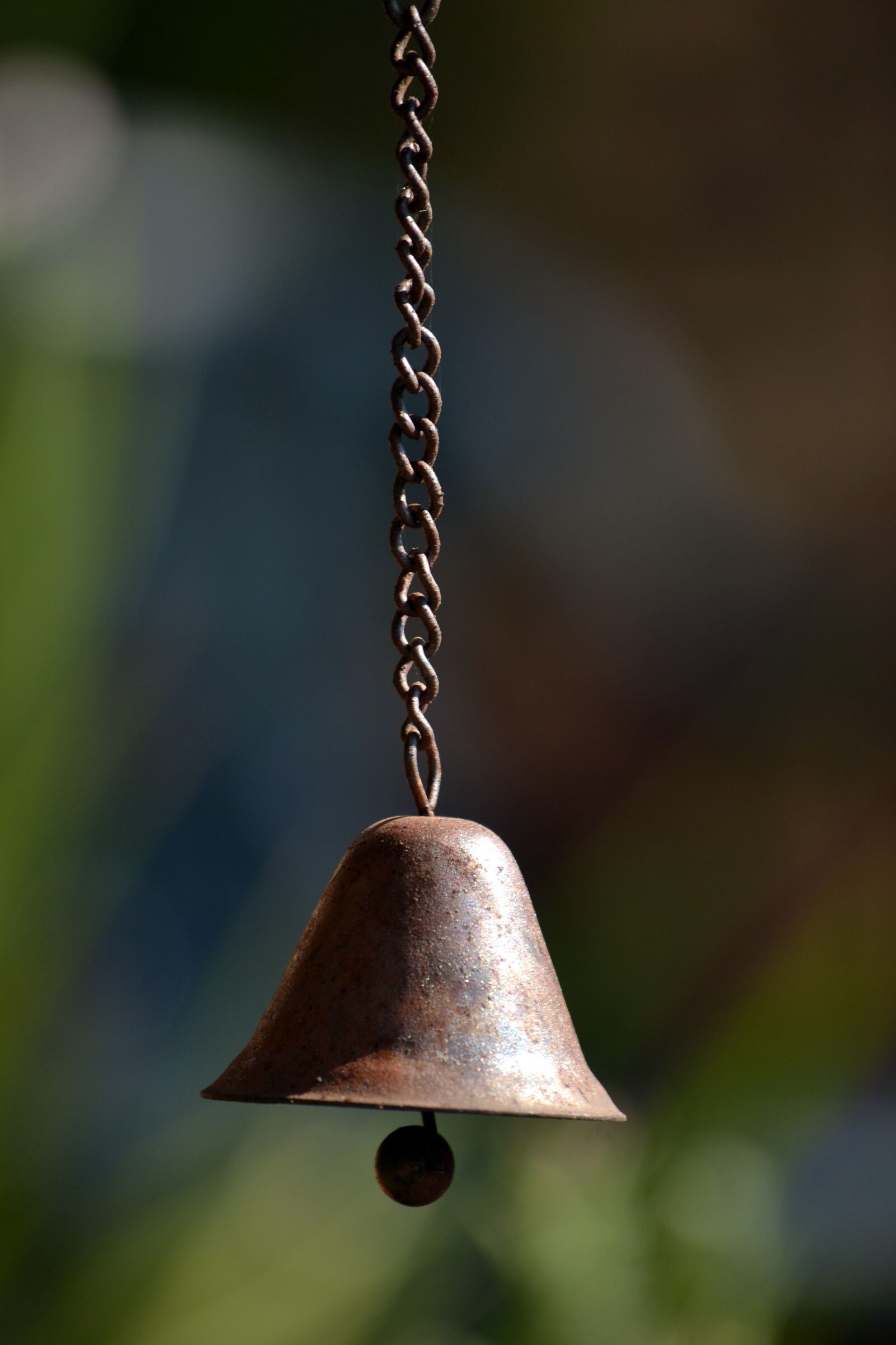 Nikon D3100 sample photo. Bell, ornament, outside photography