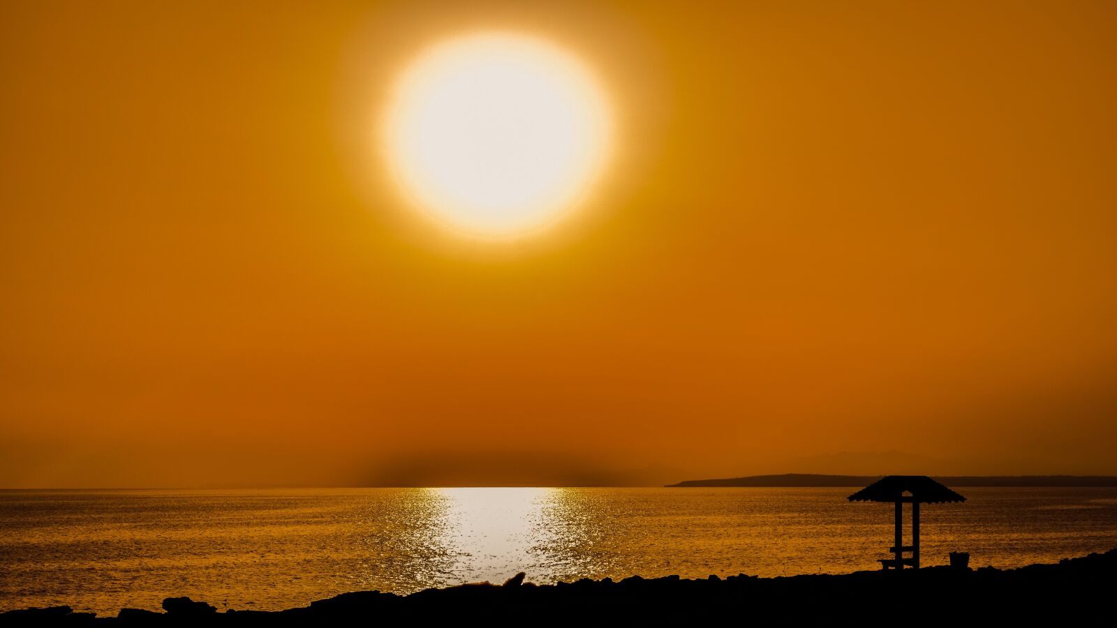 Nikon D3300 sample photo. Sunset, sun, sea photography