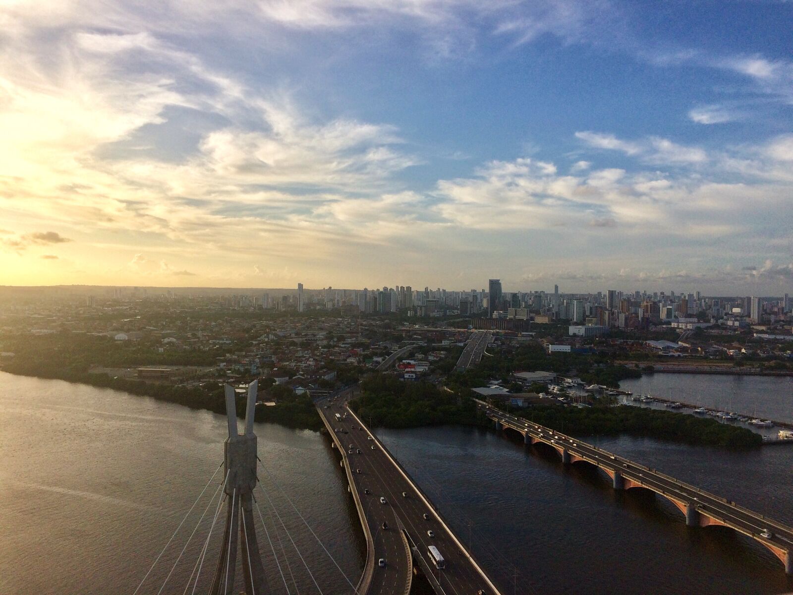 iPhone 5s back camera 4.15mm f/2.2 sample photo. City, bridge, rio photography