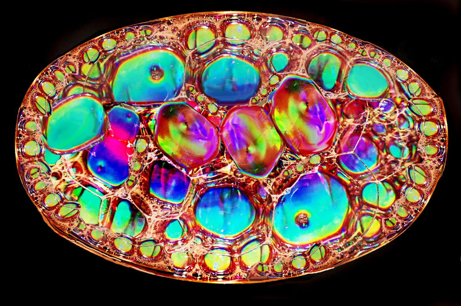 Olympus TG-5 sample photo. Bubbles, soap, colorful photography