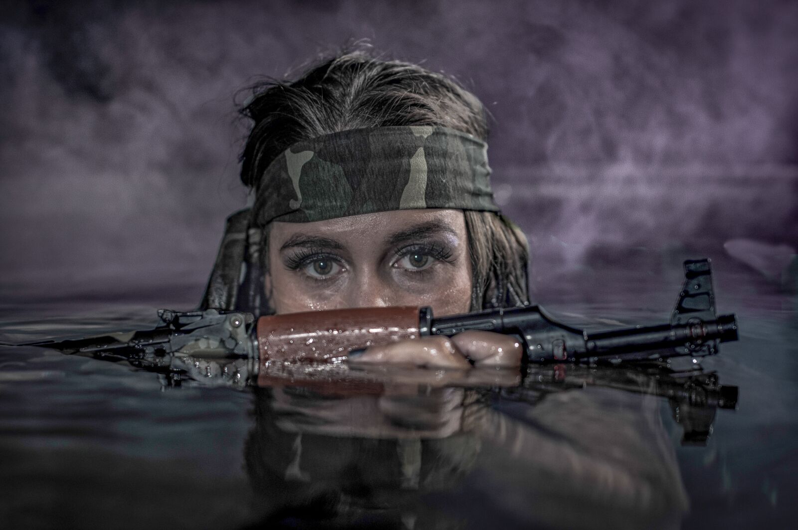 Nikon D300 sample photo. Young girl, water, outdoor photography