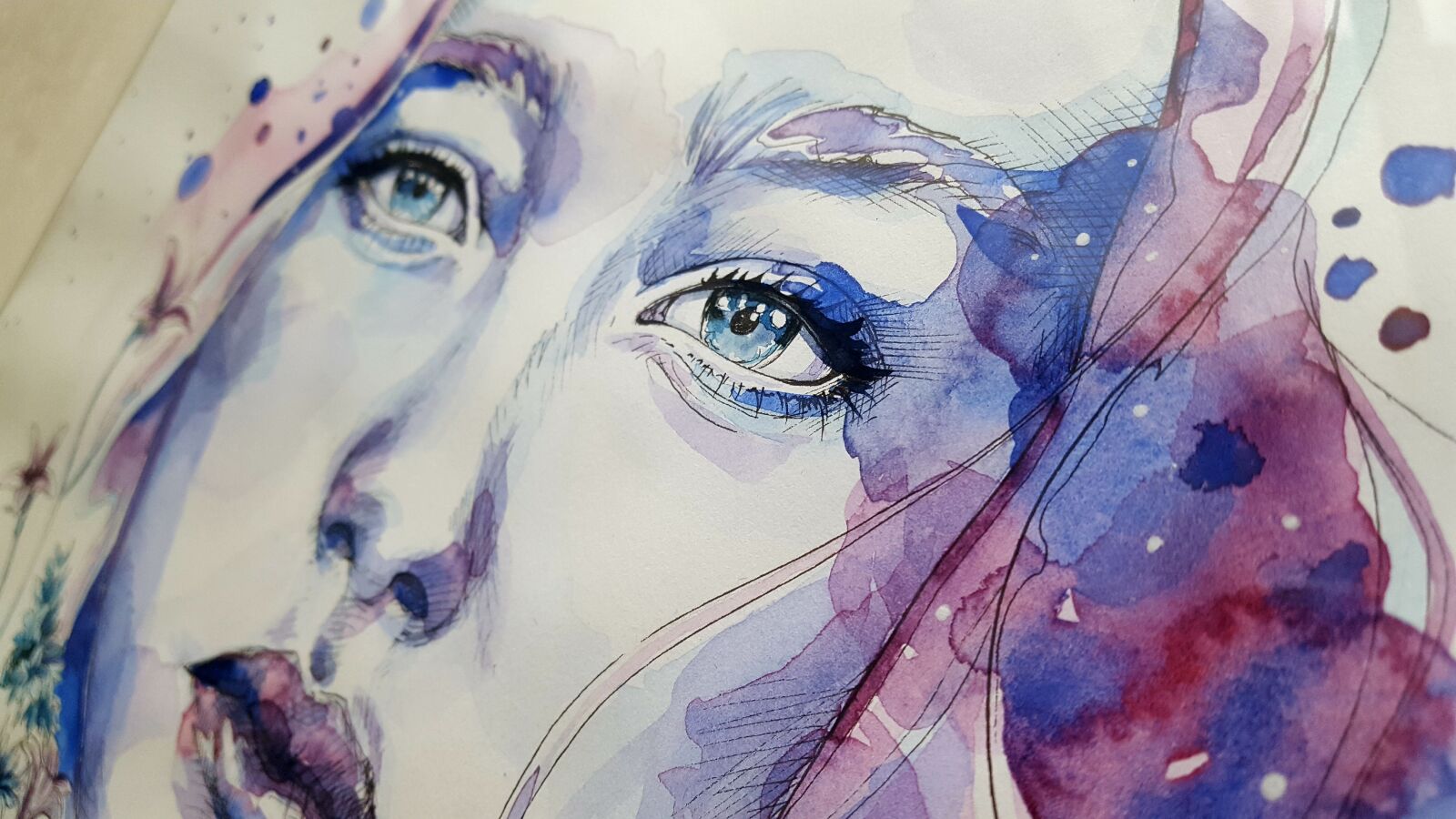 Samsung Galaxy S6 sample photo. Art, painting, watercolor photography