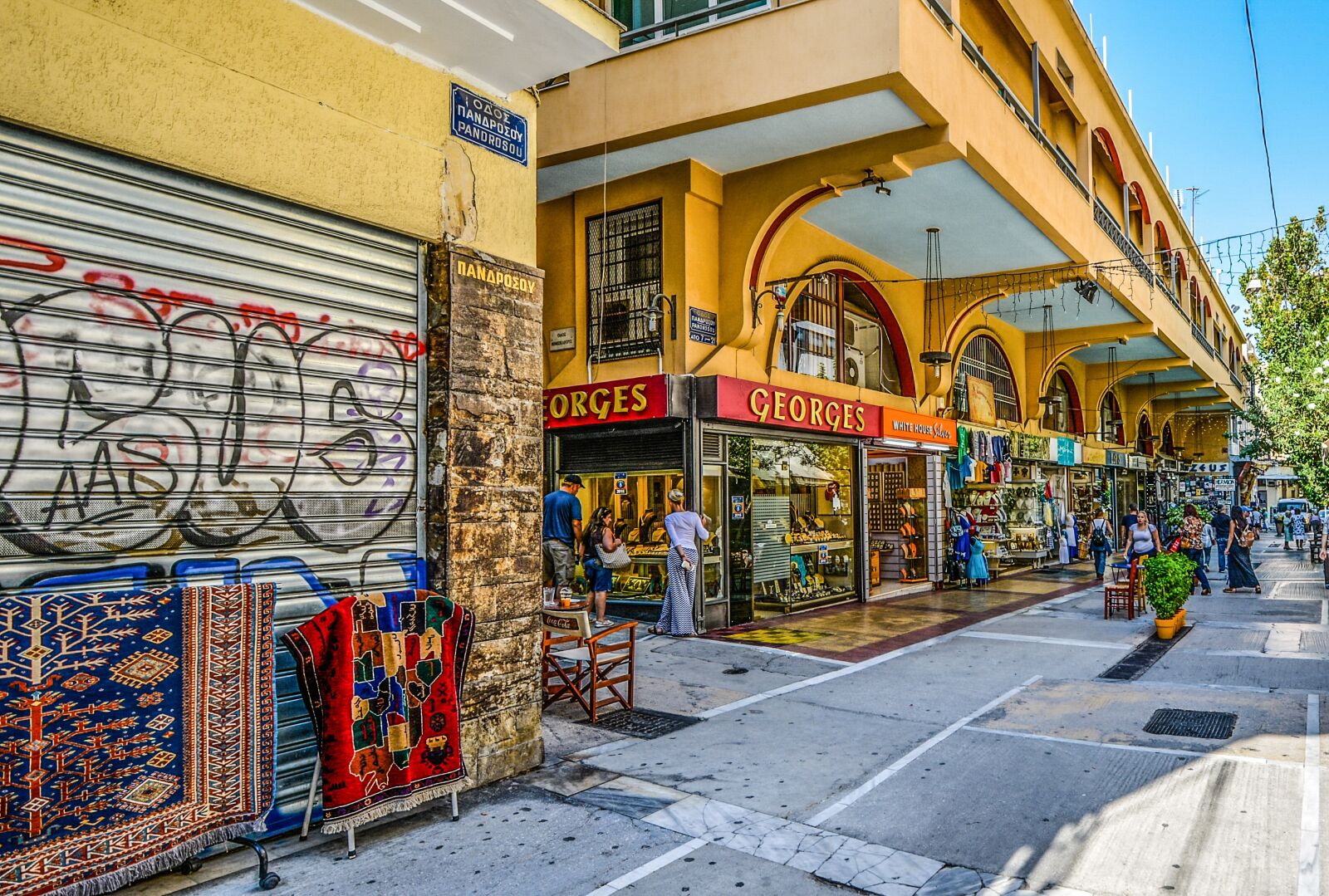 Nikon D5200 sample photo. Athens, market, greece photography
