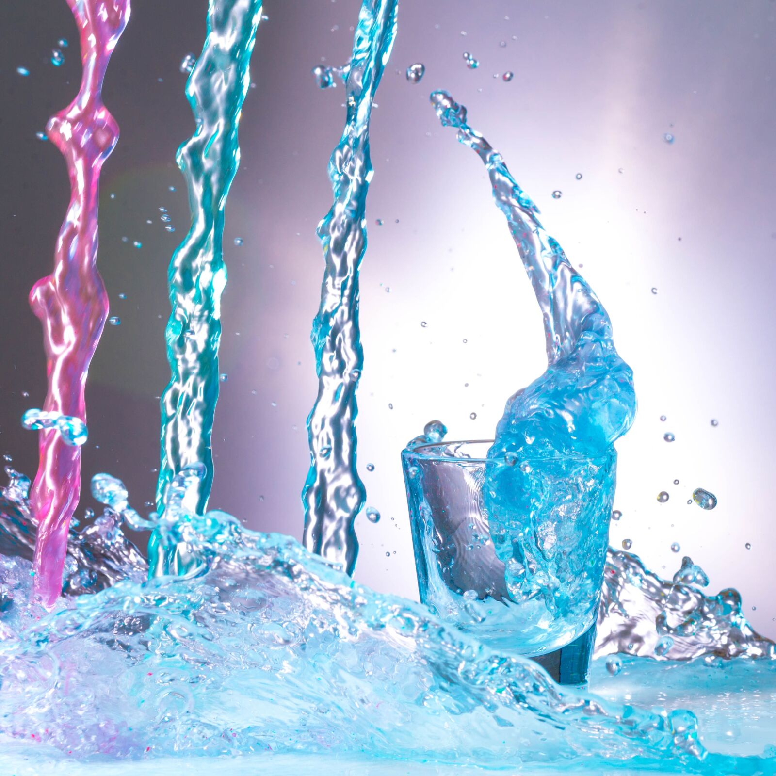 Nikon D600 sample photo. Glass, spray, red photography
