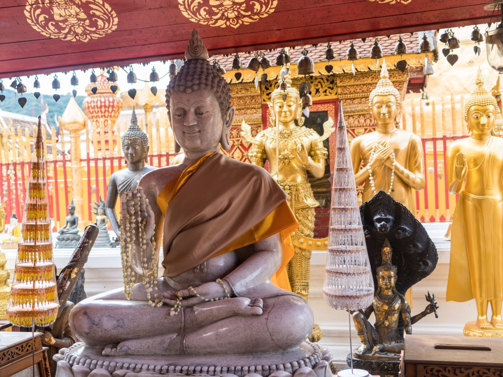 Sony a7R II + Sony FE 24-240mm F3.5-6.3 OSS sample photo. Chiang mai, thailand, statue photography