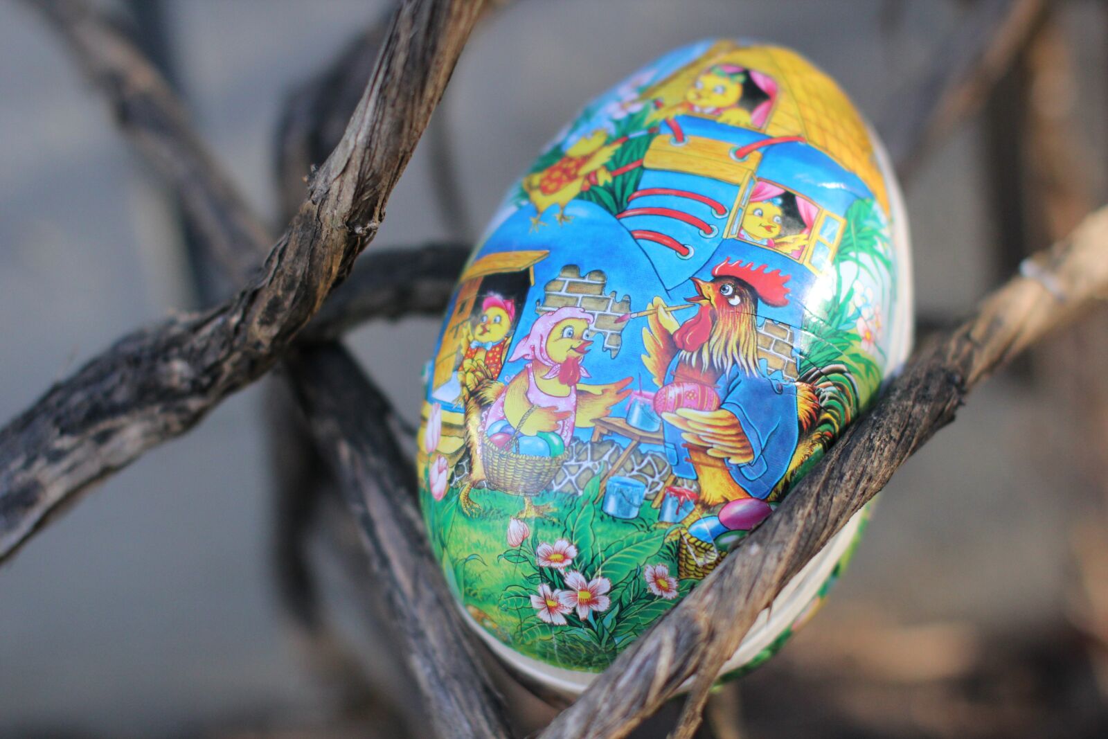 Canon EOS 550D (EOS Rebel T2i / EOS Kiss X4) sample photo. Easter, easter eggs, decorated photography