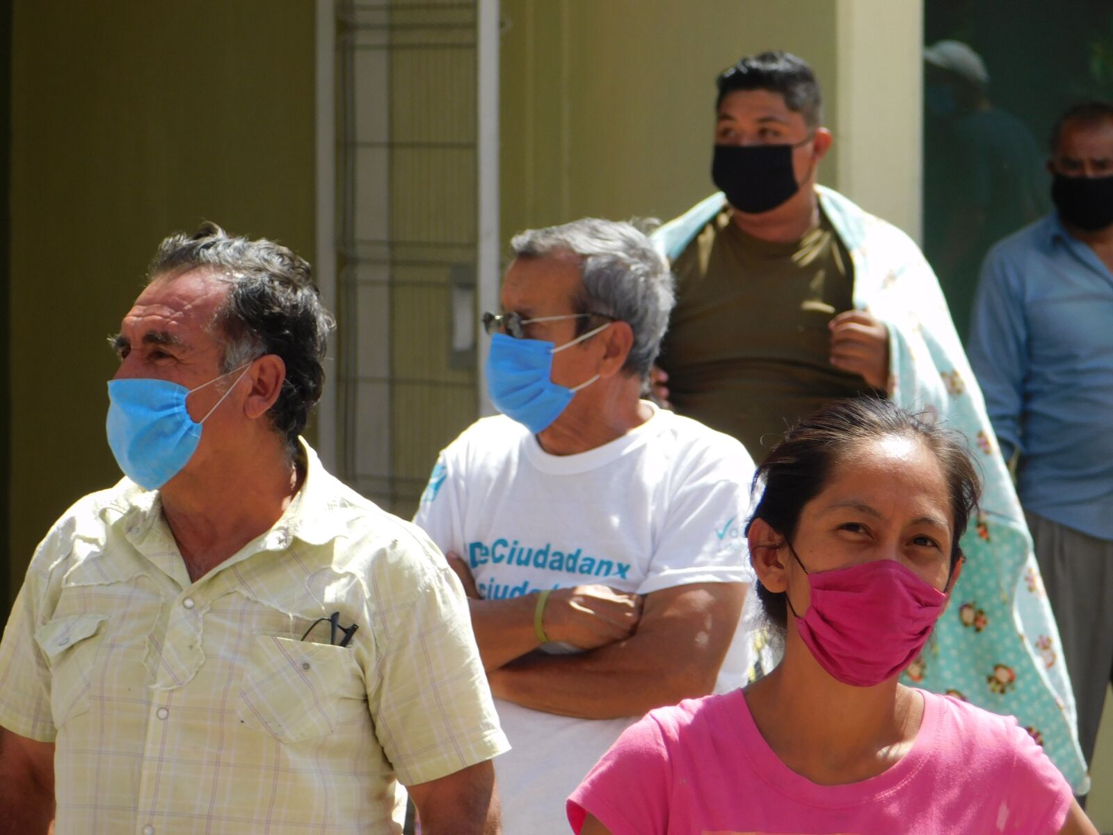 Nikon Coolpix B500 sample photo. Face cloths, coronavirus, pandemic photography