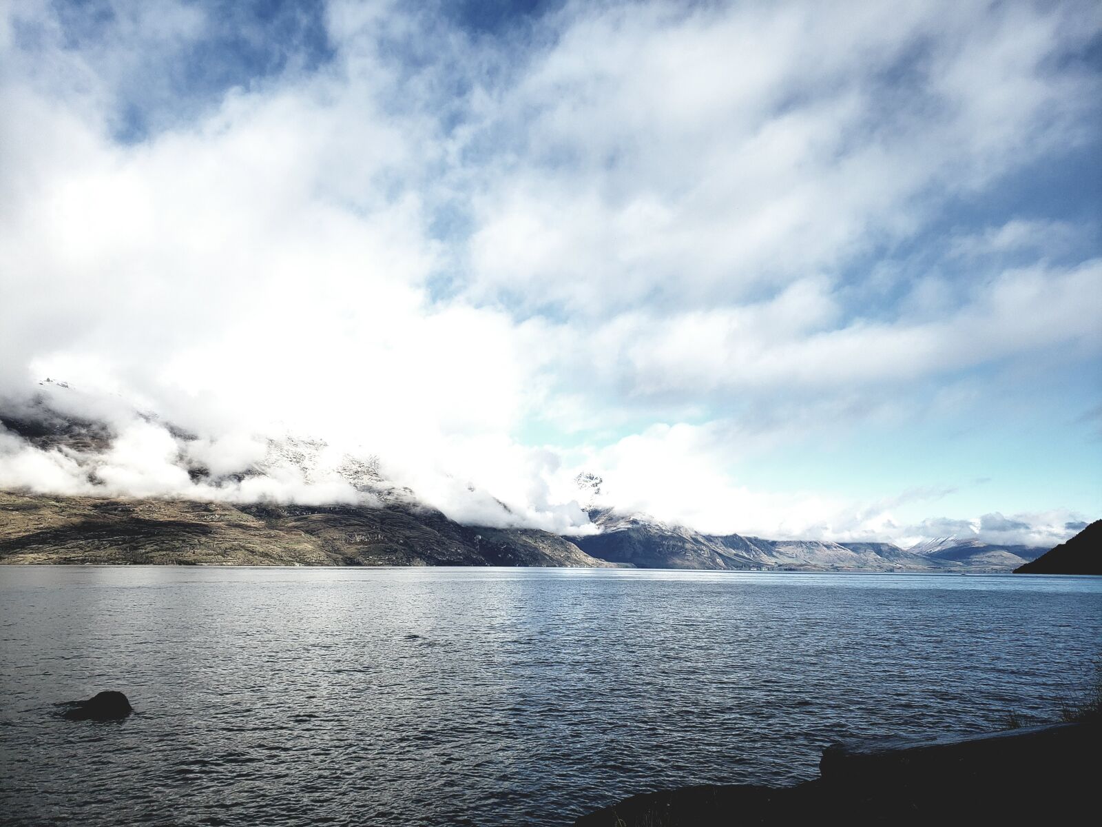 Samsung Galaxy S9+ sample photo. Lake, new zealand, nature photography