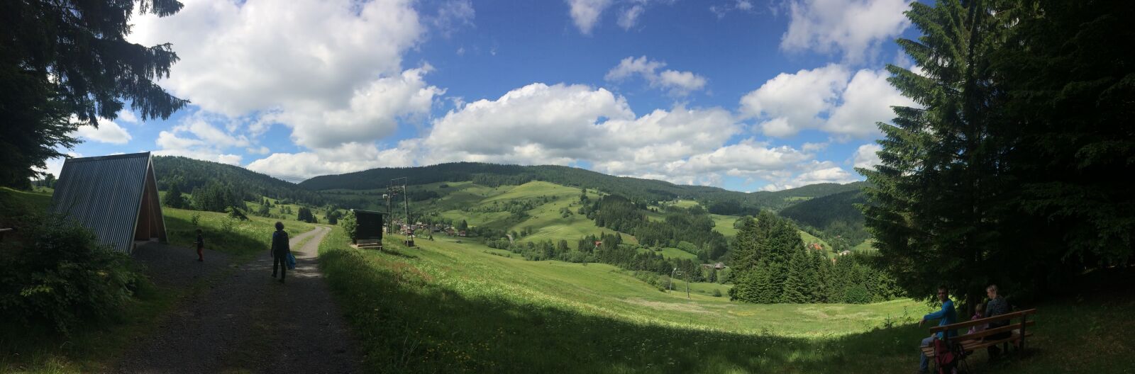 iPhone 5s back camera 4.15mm f/2.2 sample photo. Black forrest, clouds, valley photography