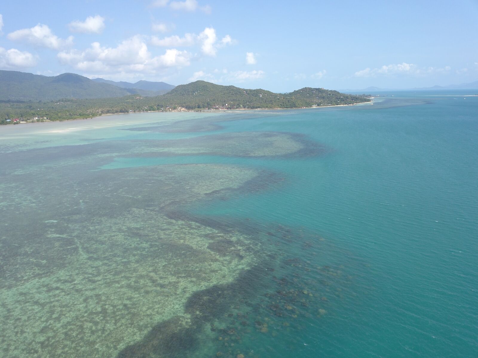 DJI FC220 sample photo. Sea, koh phangan, thailand photography