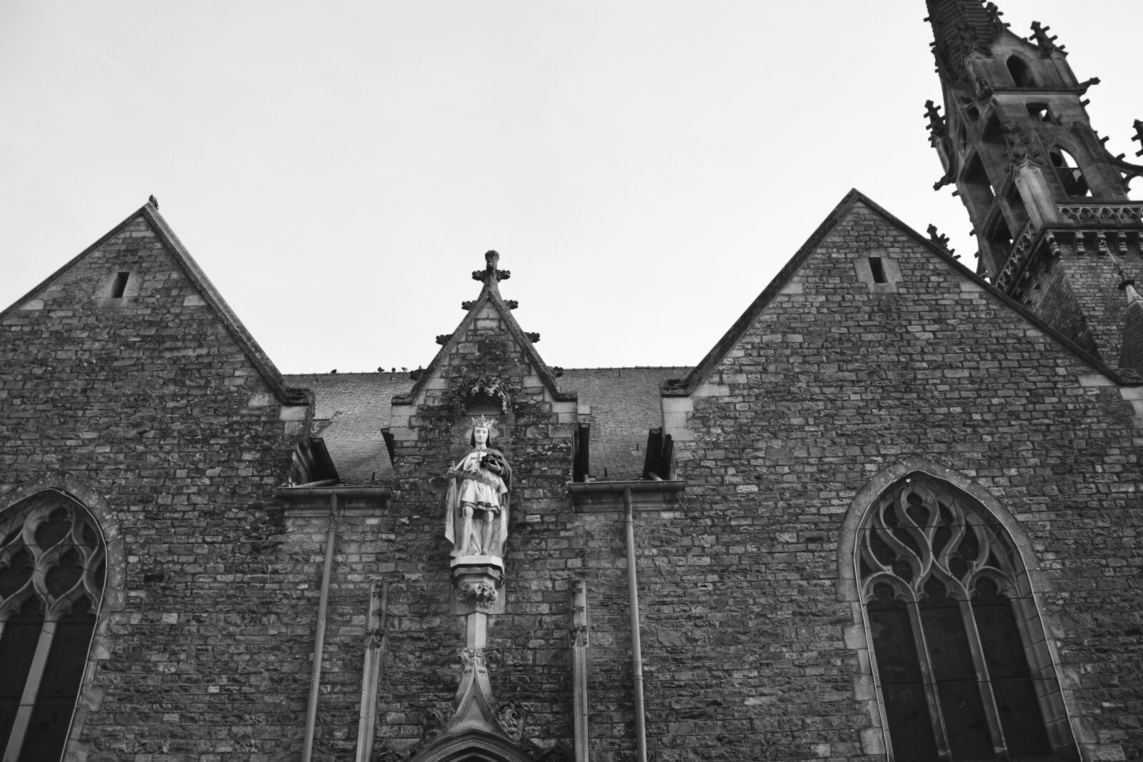 Nikon D5200 sample photo. Church acigné, france, brittany photography