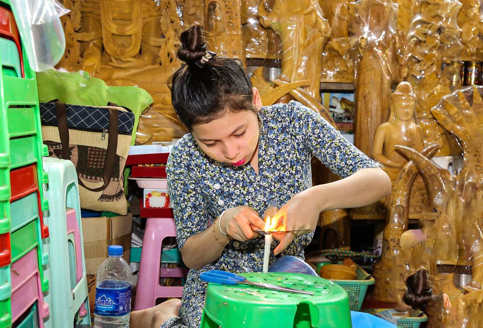 Canon EF 24-105mm F4L IS USM sample photo. Myanmar country, girl, daily photography