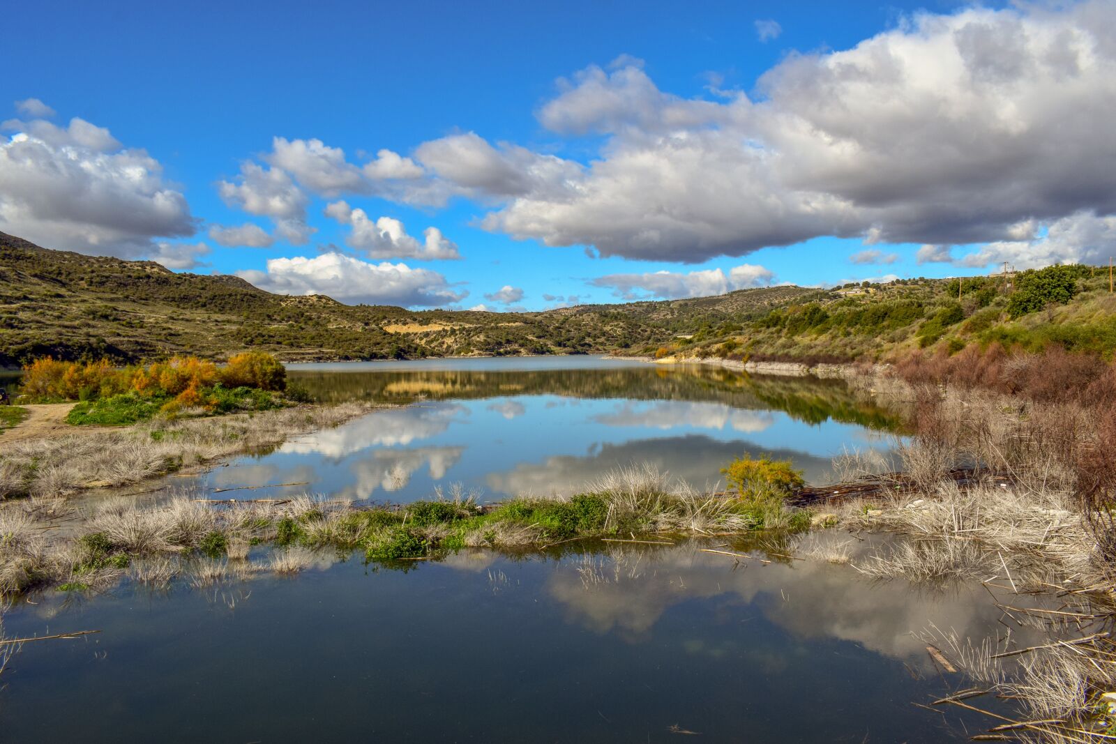 Nikon D3300 sample photo. Kouris dam, lake, landscape photography