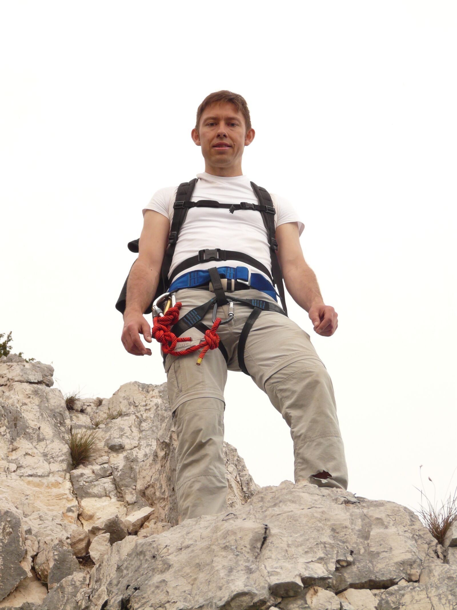 Panasonic DMC-FZ18 sample photo. Mountaineer, wanderer, man photography