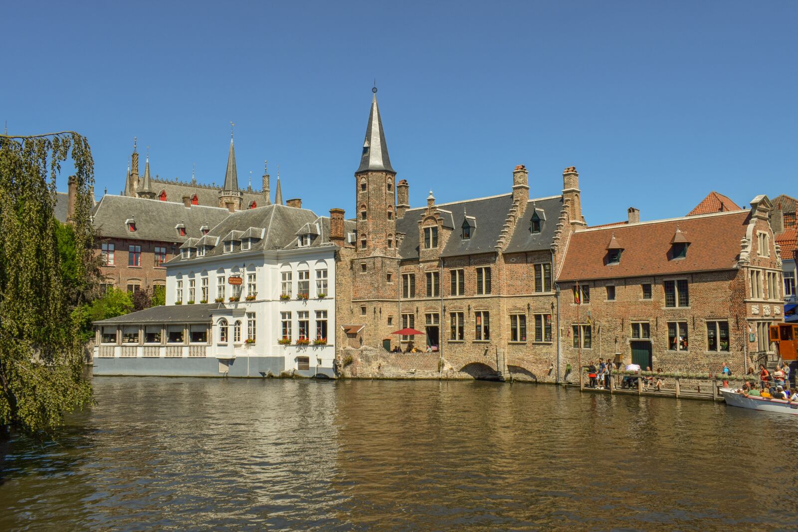 Nikon D3300 sample photo. Belgium, brugge, canal photography