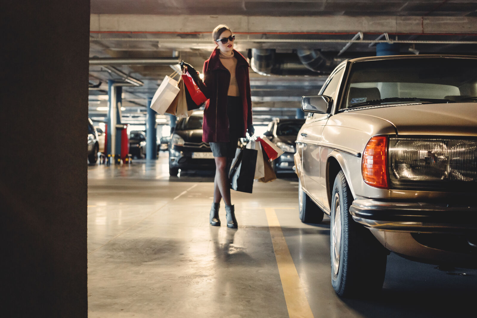 Canon EF 40mm F2.8 STM sample photo. Adult, automotives, business, cars photography