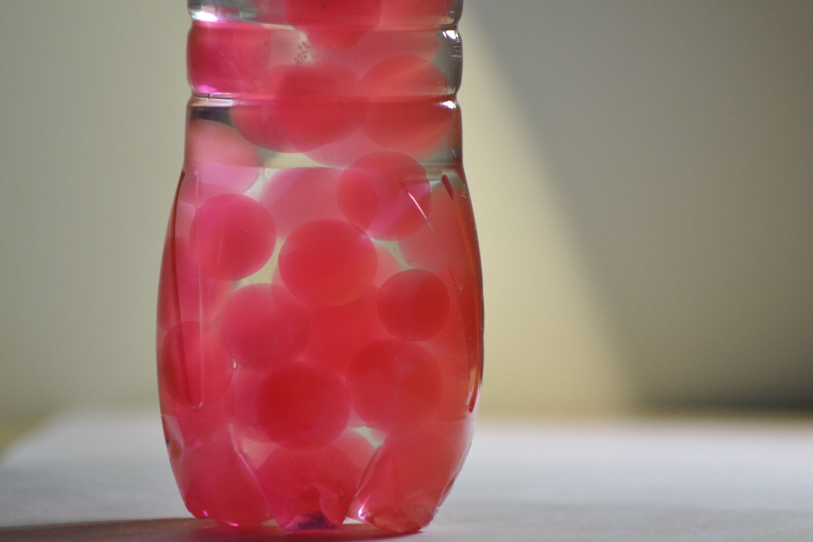 Nikon D3100 sample photo. Bubbles, red, water photography