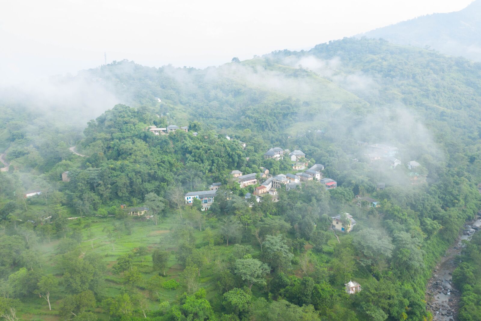 Hasselblad L1D-20c sample photo. Beautiful morning view, hills photography