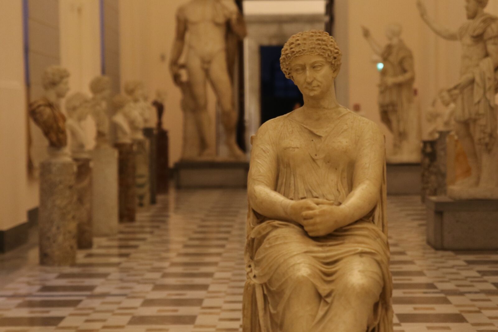 Canon EOS 7D Mark II sample photo. Naples, museum, agrippina photography