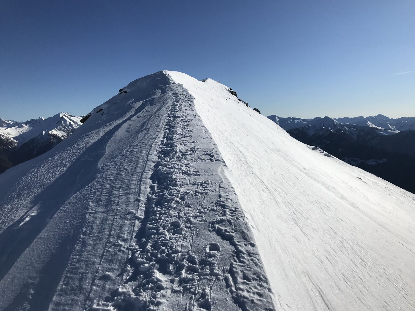 iPhone 7 back camera 3.99mm f/1.8 sample photo. Piz de molinera, alpine photography