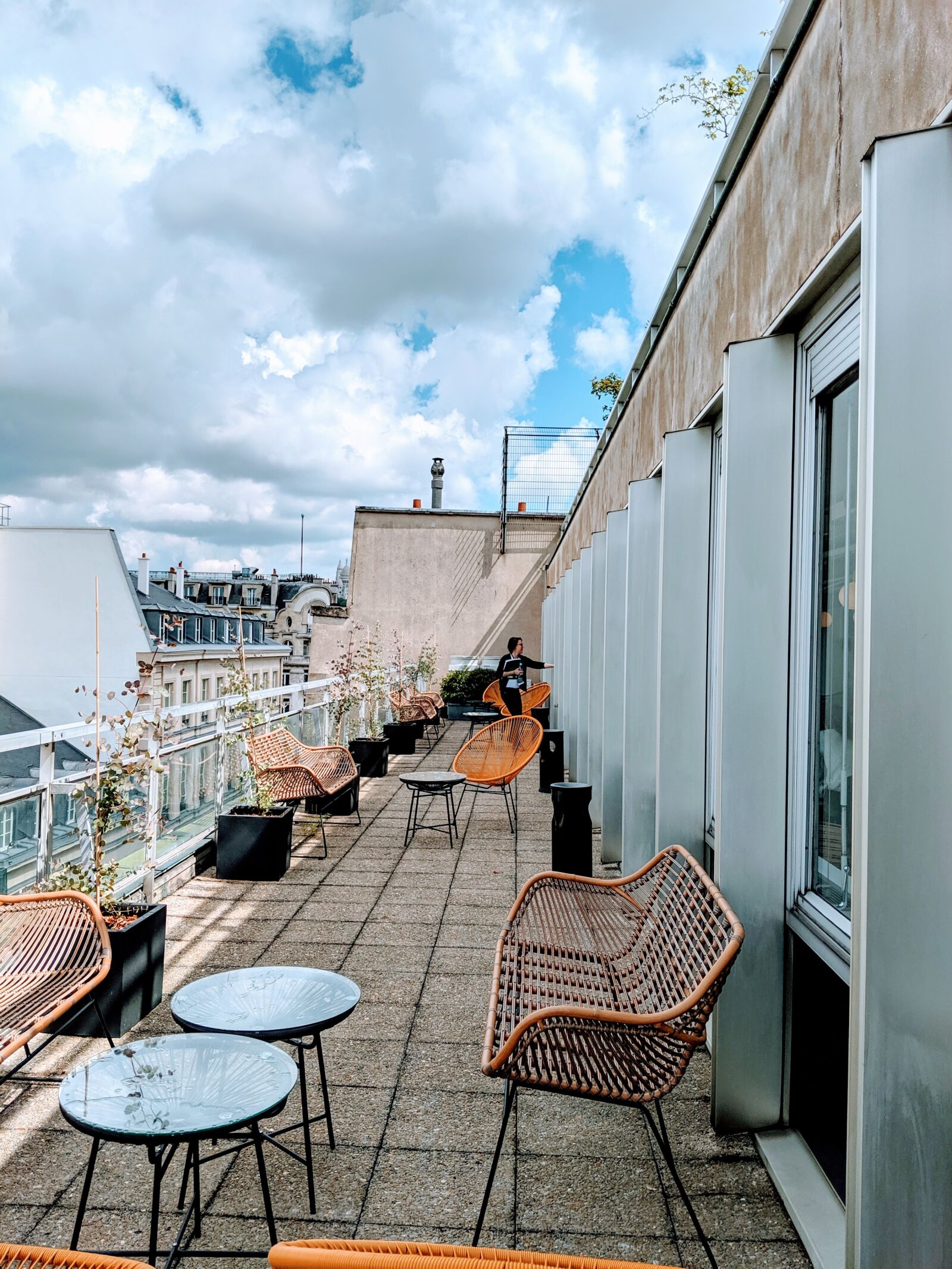 Google Pixel 3 sample photo. Terrace, eiffel tower, paris photography