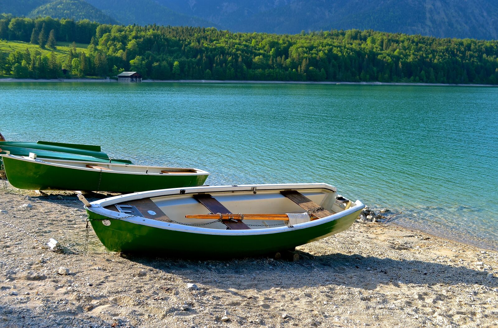 Nikon D3100 sample photo. Lake, boat, nature photography