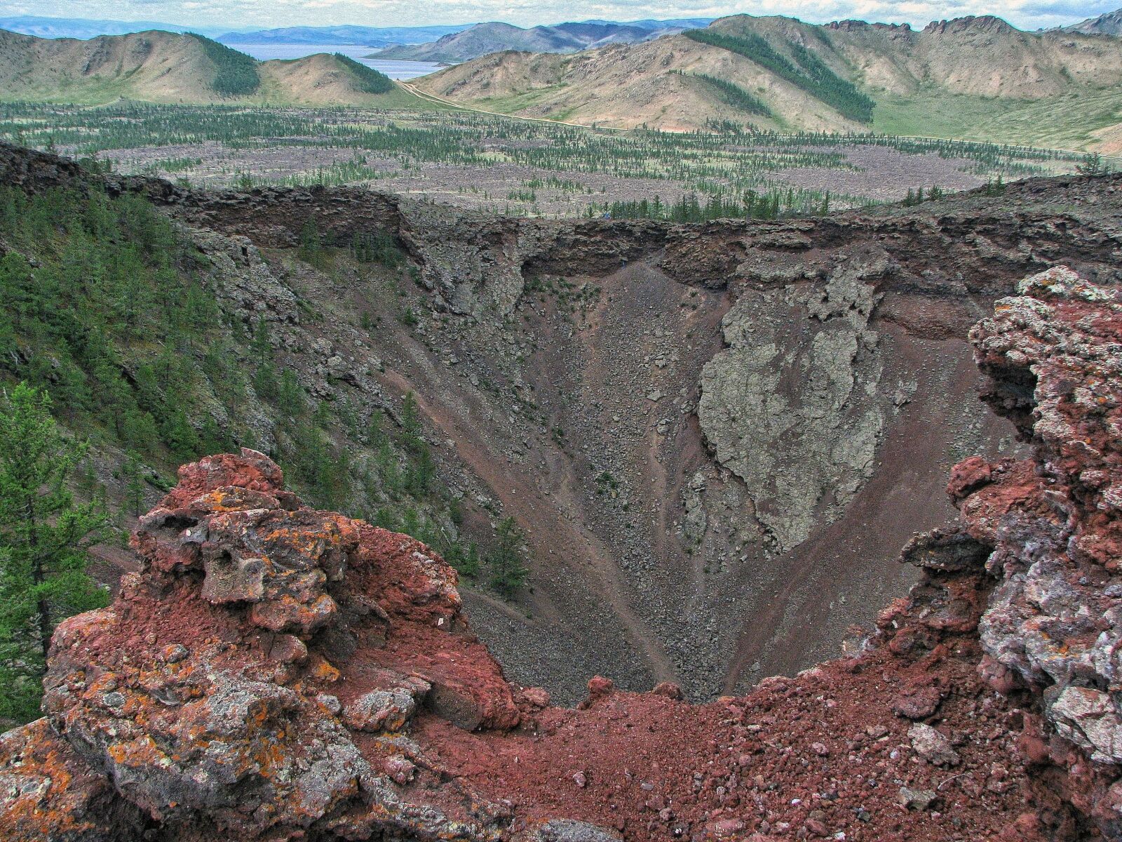 Canon POWERSHOT S5 IS sample photo. Volcano, extinct, volcano khorgo photography