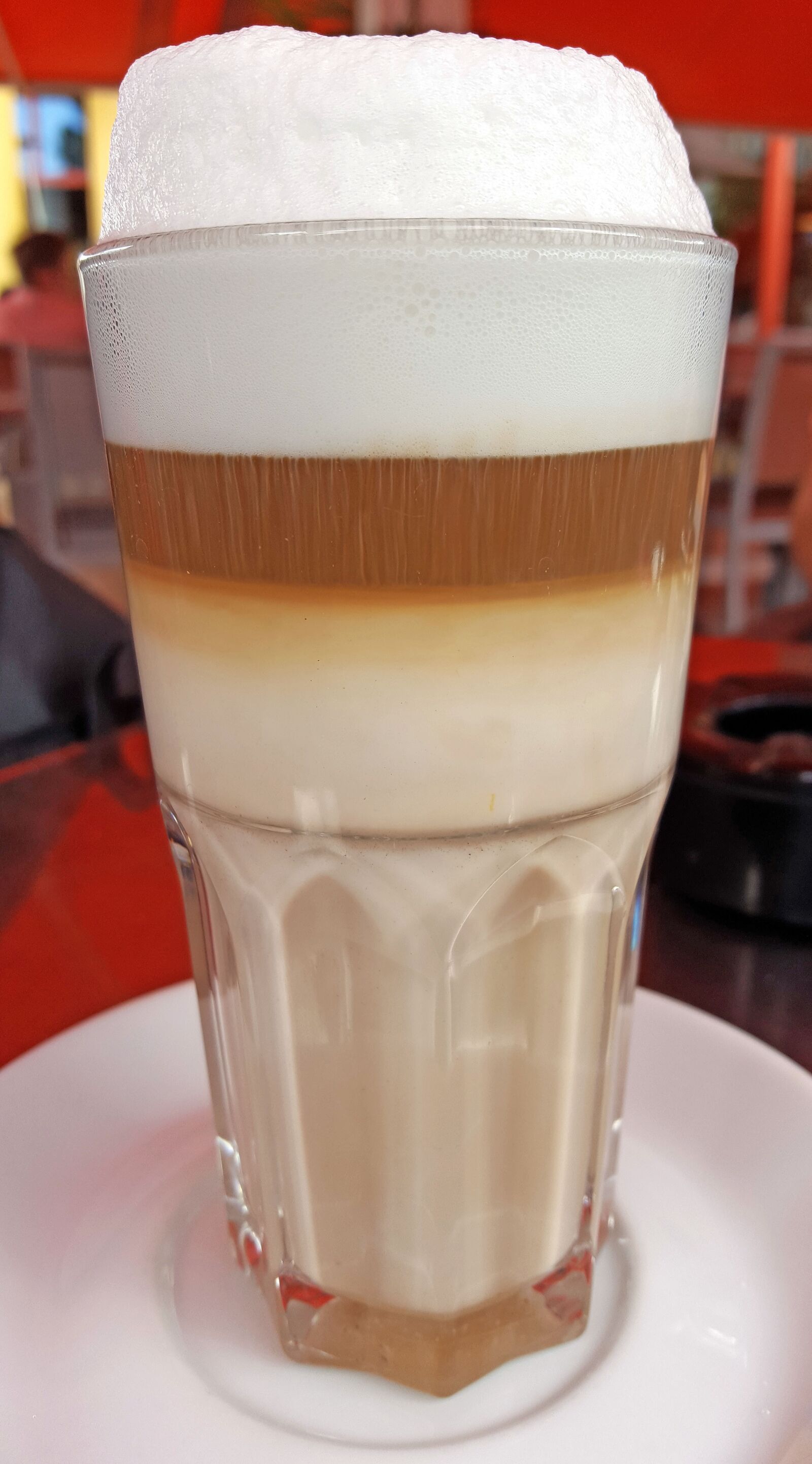 Samsung Galaxy S6 sample photo. Latte macchiato, coffee, milk photography