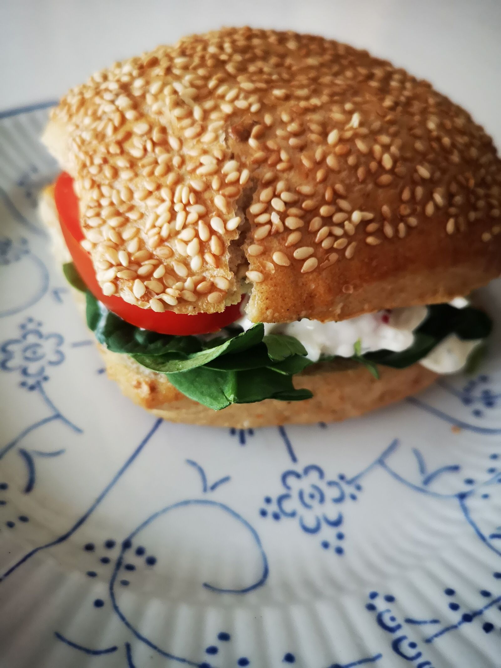HUAWEI CLT-L29 sample photo. Sandwich, skagenssalat, lunch photography