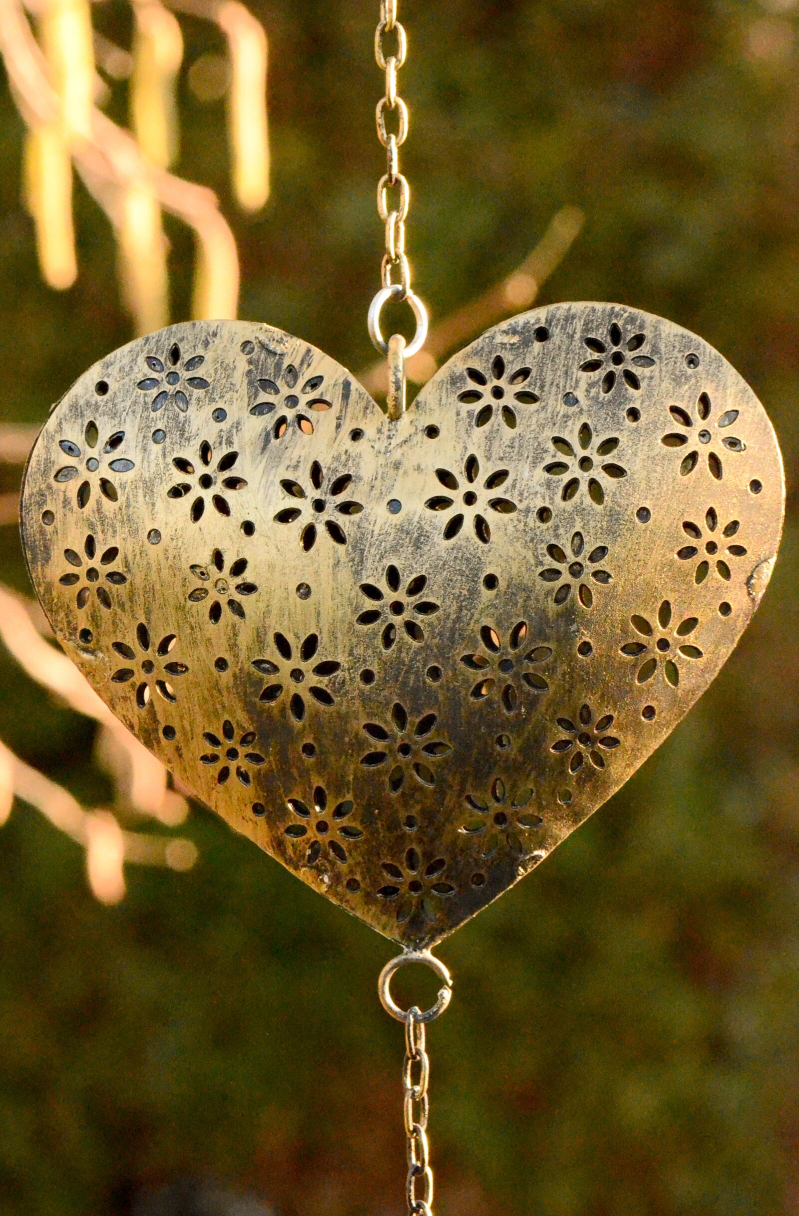 Nikon D7000 sample photo. Heart, furniture, chain photography