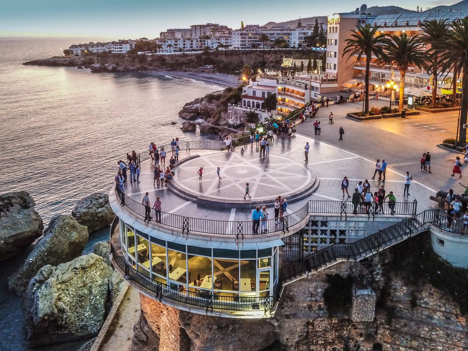 DJI FC220 sample photo. Sunset, nerja, balc n photography