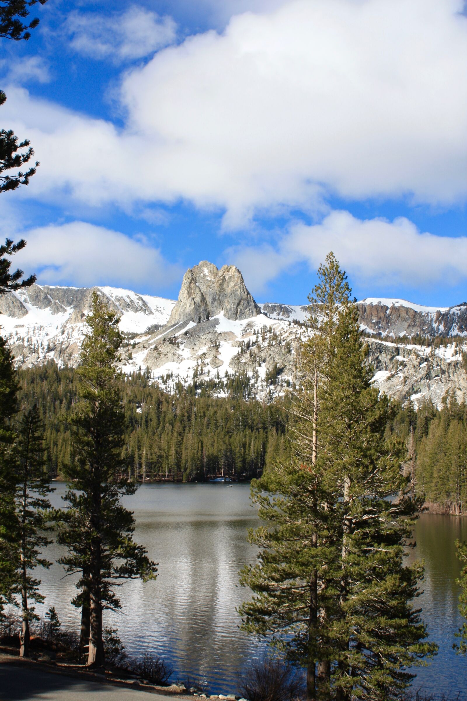 Canon EOS 450D (EOS Rebel XSi / EOS Kiss X2) sample photo. Mammoth lake, lake, trees photography