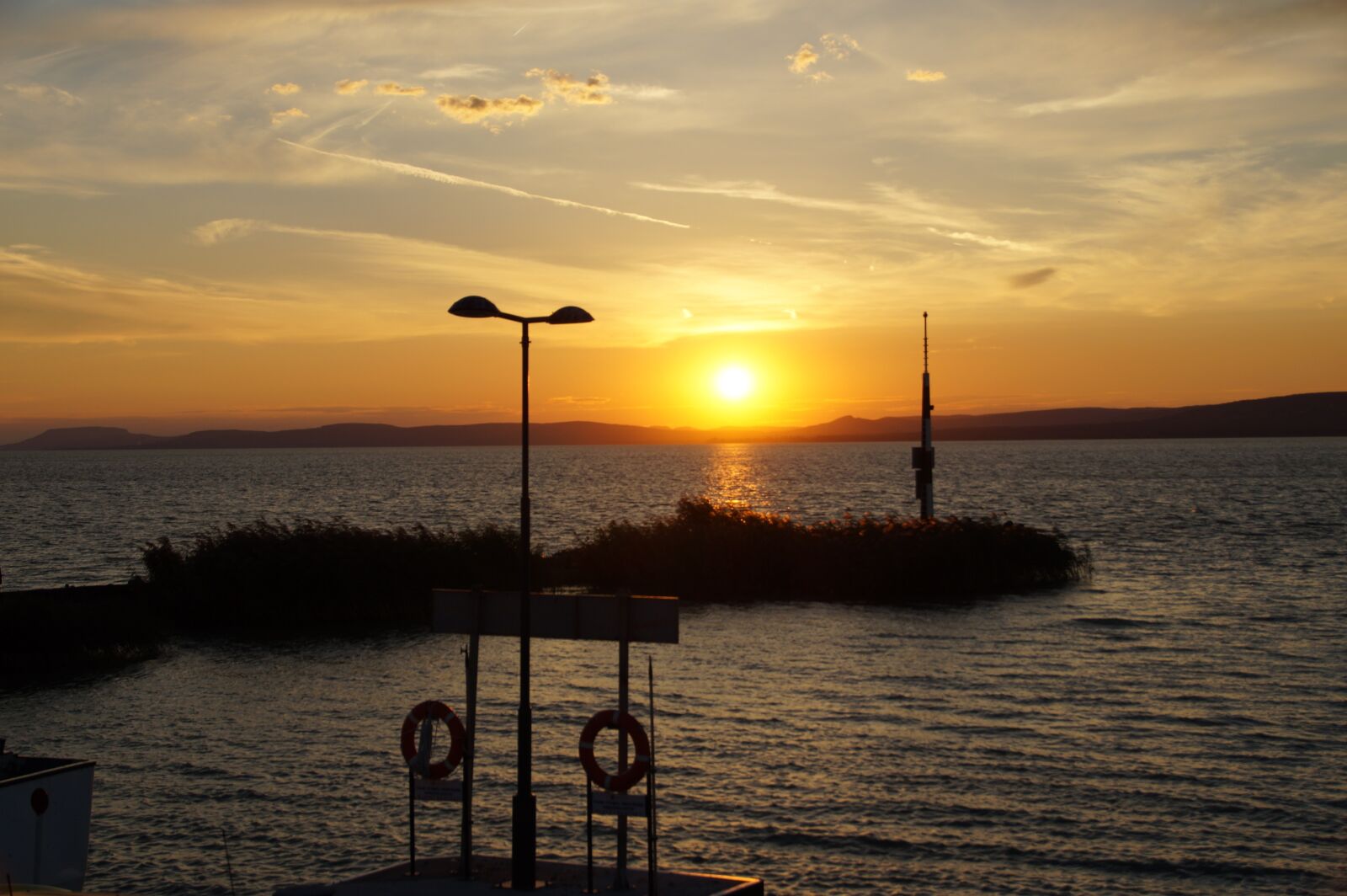 Sony SLT-A58 sample photo. Lake, balaton, sunset photography