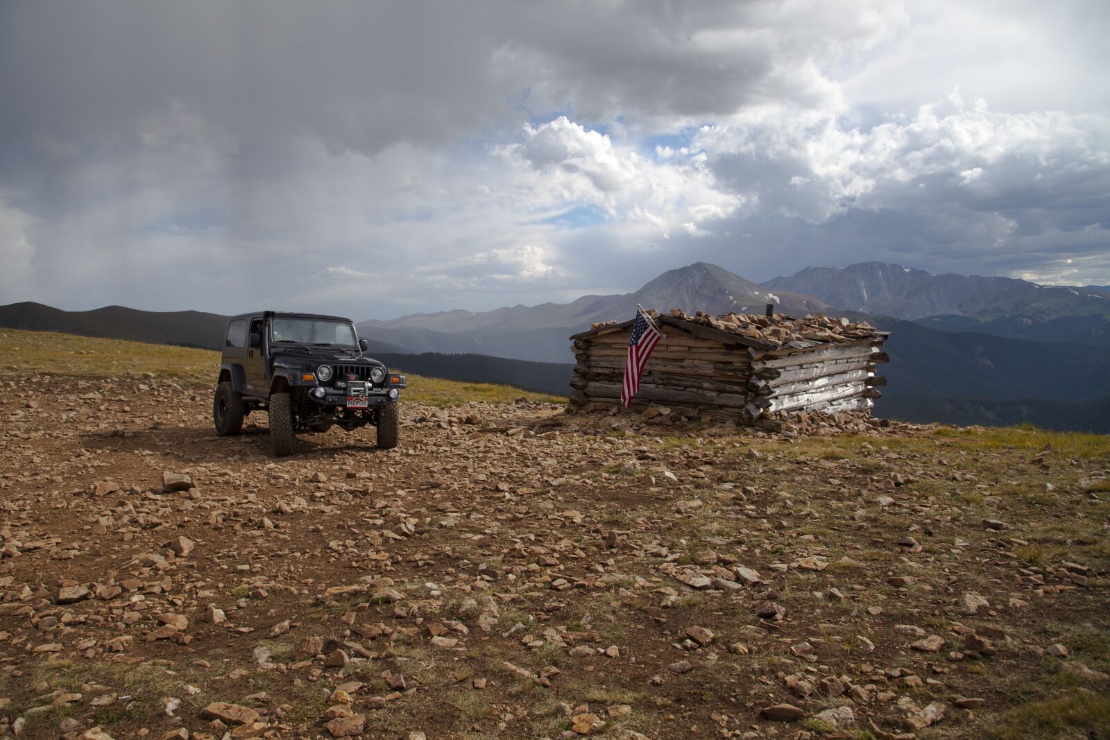 Canon EOS 5D Mark II sample photo. Rocky mountains, jeep, american photography
