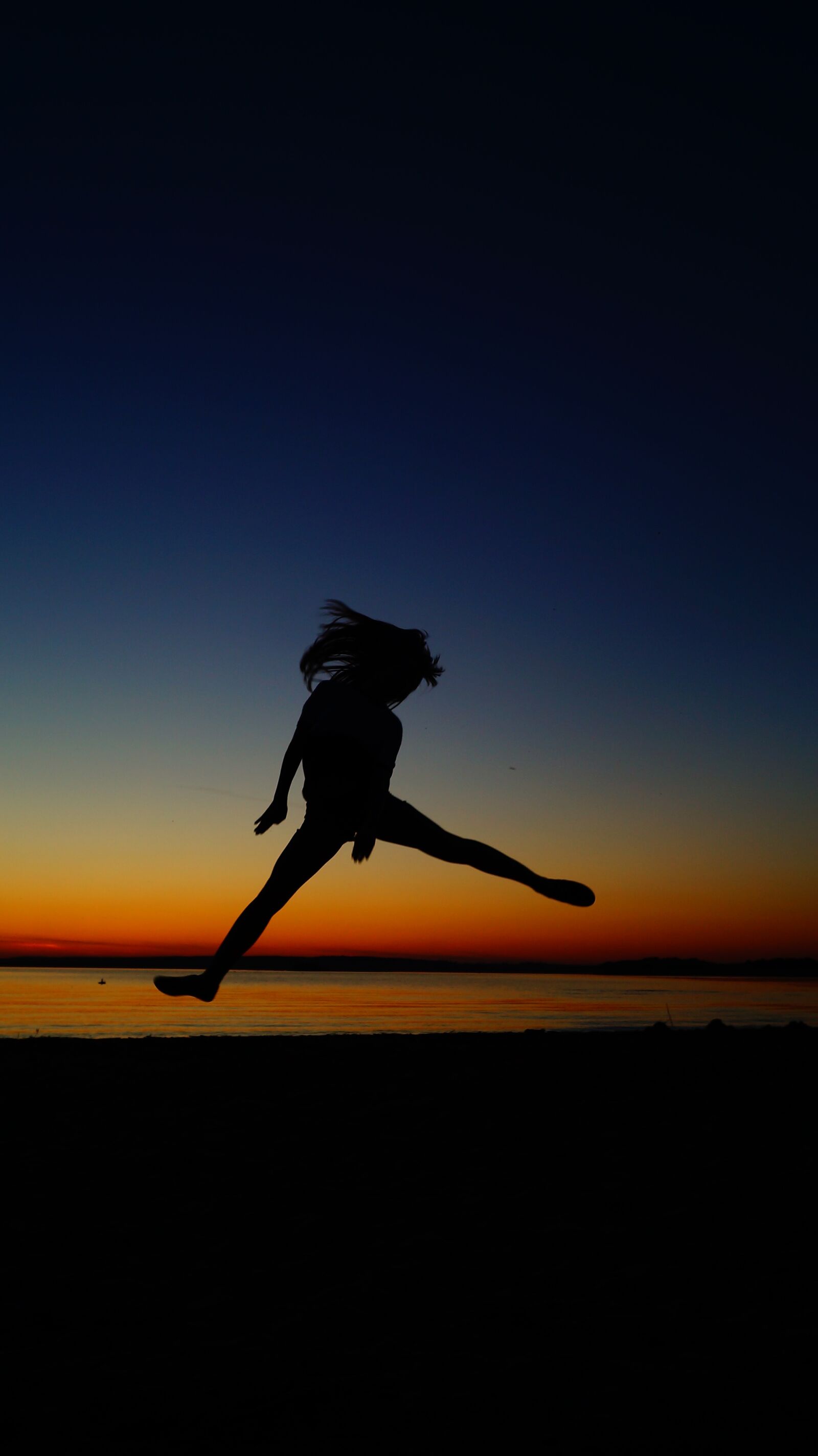 Sony SLT-A37 sample photo. Silhouette, sunset, motion photography