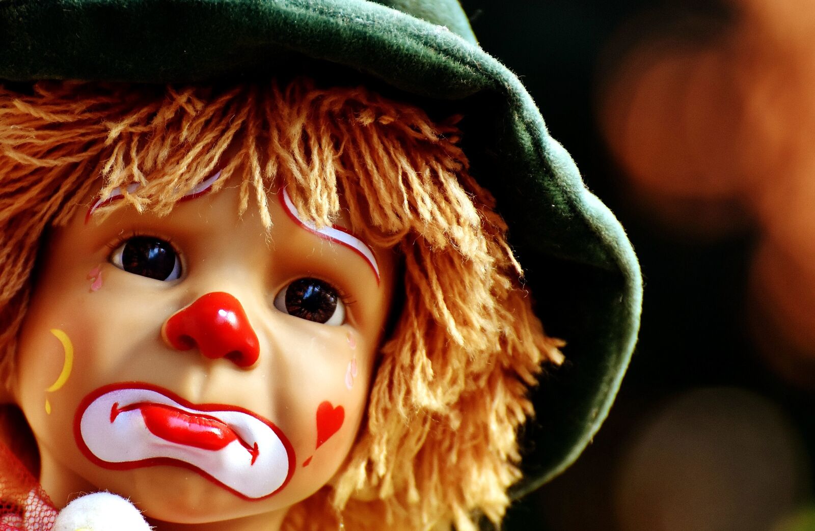 Nikon D7200 sample photo. Sad clown, face, doll photography