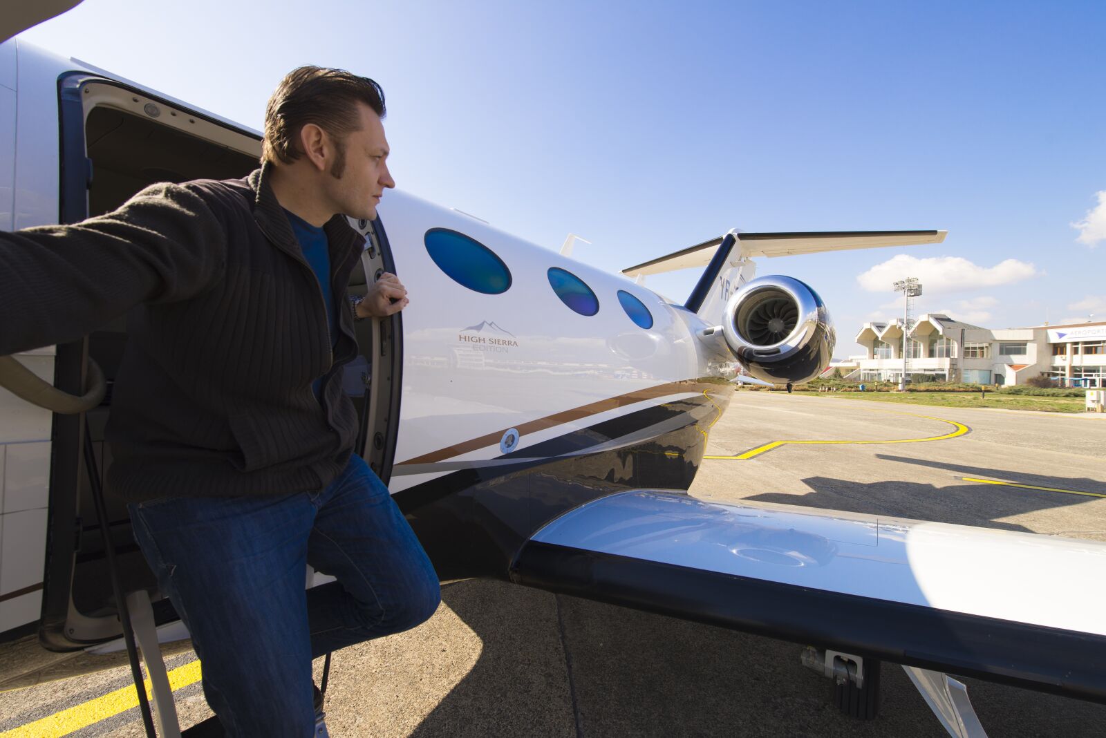 Nikon D610 sample photo. Private jet, jet, private photography