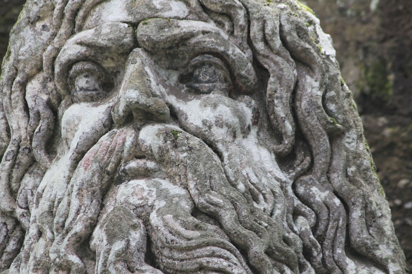 Canon EOS 7D sample photo. Statue, face, monsters photography