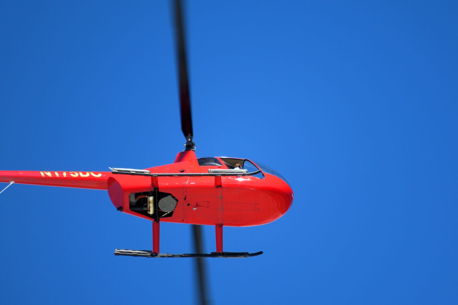 Canon PowerShot G3 X sample photo. Helicopter, red, sky photography
