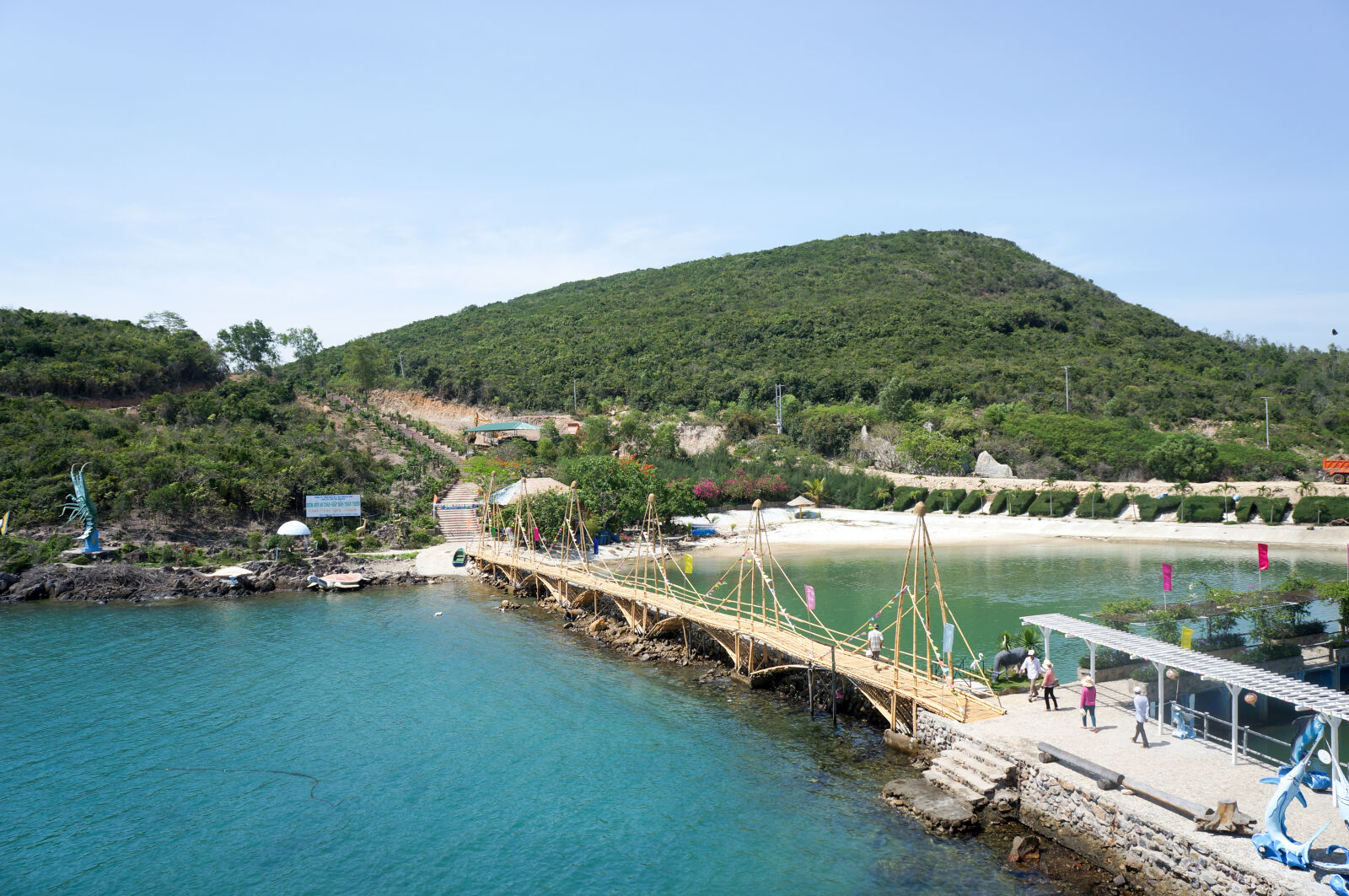 Sony Alpha NEX-5N sample photo. Bridge, island, nhatrang, sea photography