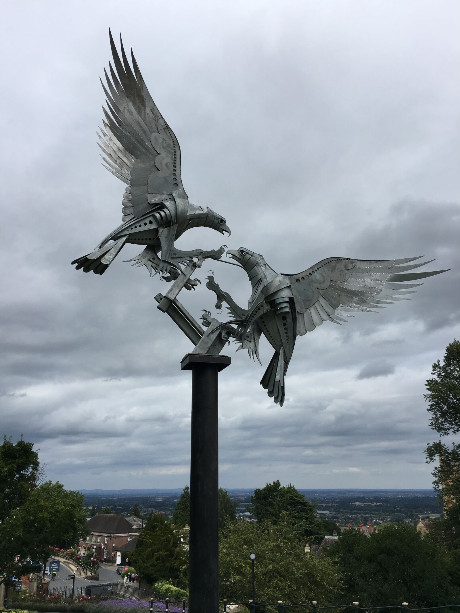 Apple iPhone 6s Plus sample photo. Sculpture, birds, malvern photography
