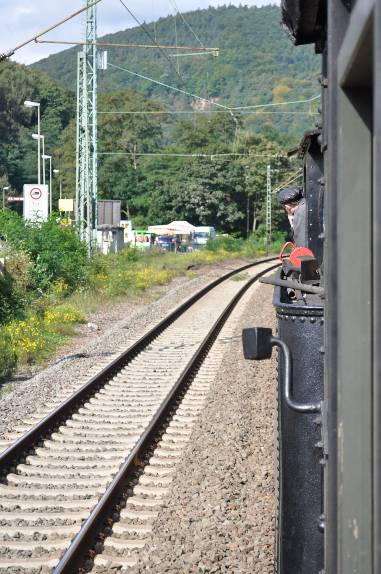 Nikon D90 sample photo. Train, steam railway, railway photography