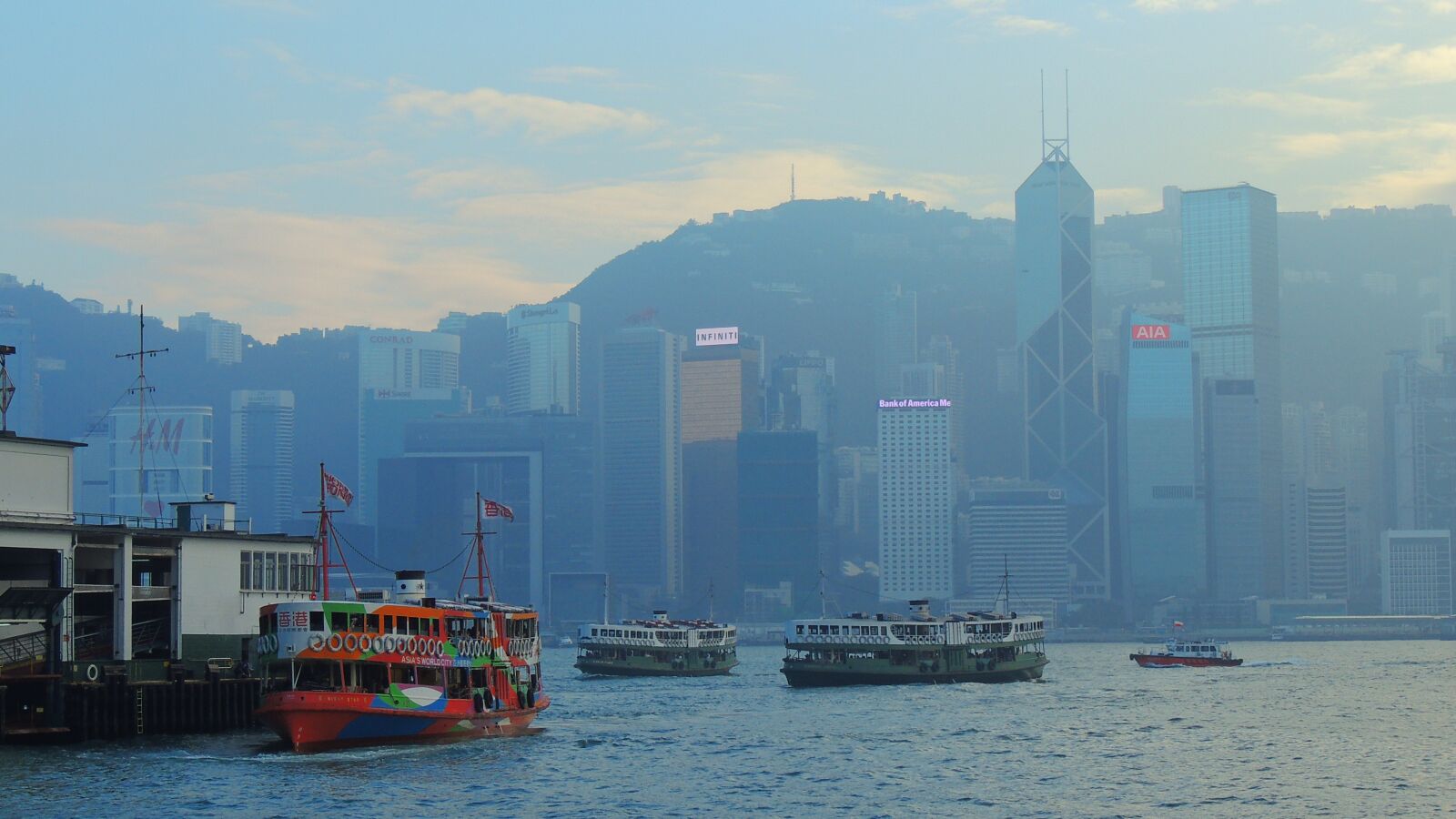 Nikon Coolpix P510 sample photo. Hongkong, ferry, hong photography