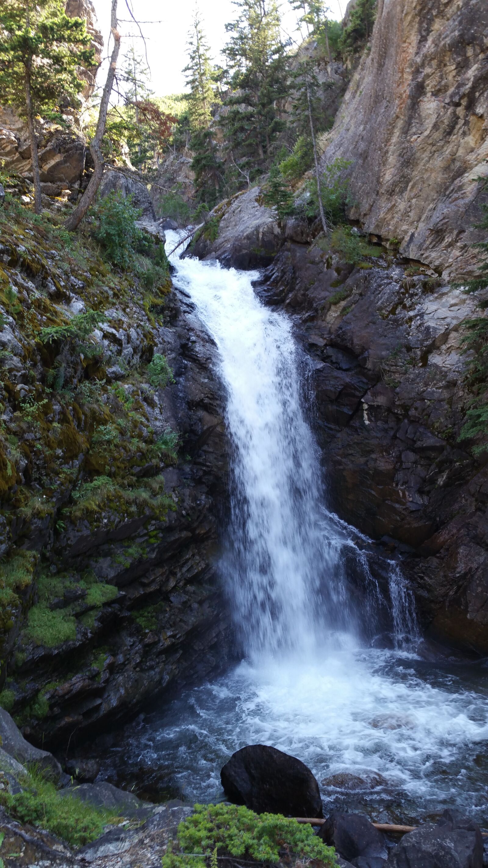 Samsung Galaxy Note4 sample photo. Montana, nature, water, waterfall photography