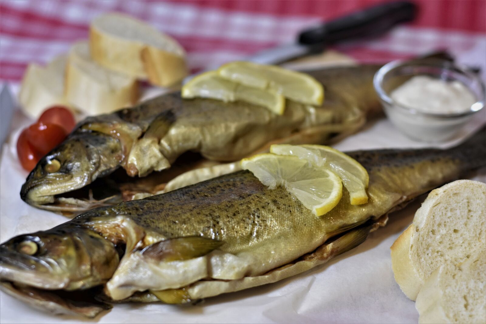 Nikon D7200 sample photo. Fish, trout, smoked photography