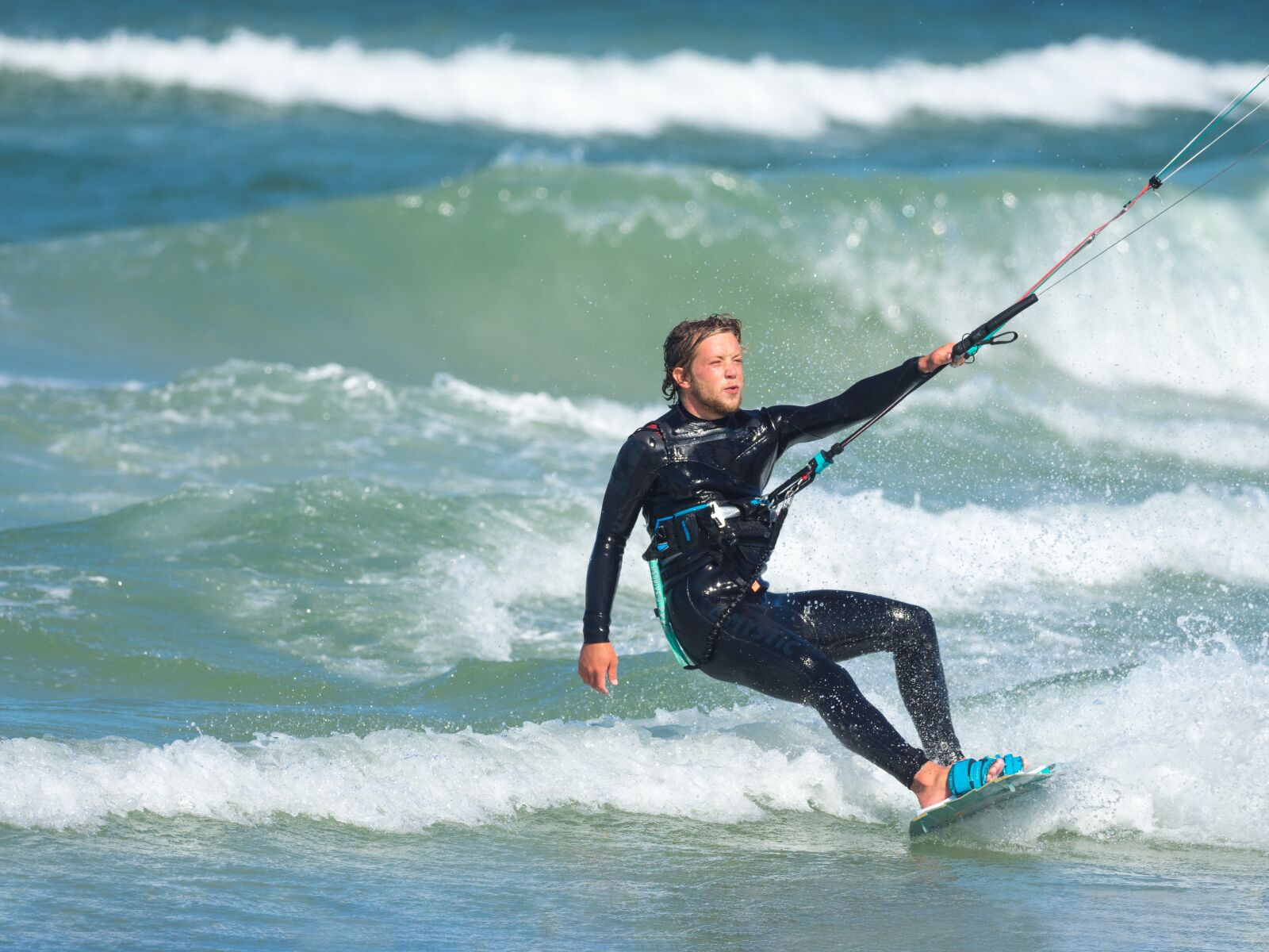 OLYMPUS M.300mm F4.0 sample photo. Surf, kite, water photography